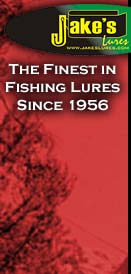 Jake's Lures: The finest in Fishing Lures Since 1956. You too will become hooked on Jake's!