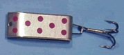 Chrome with Red Dots Spin-a-lure