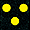 Black with Yellow Dots