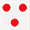 White with Red Dots